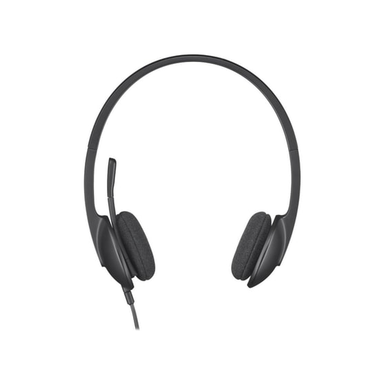 Ακουστικά Headset Logitech H340 με Μικρόφωνο - Μαύρο