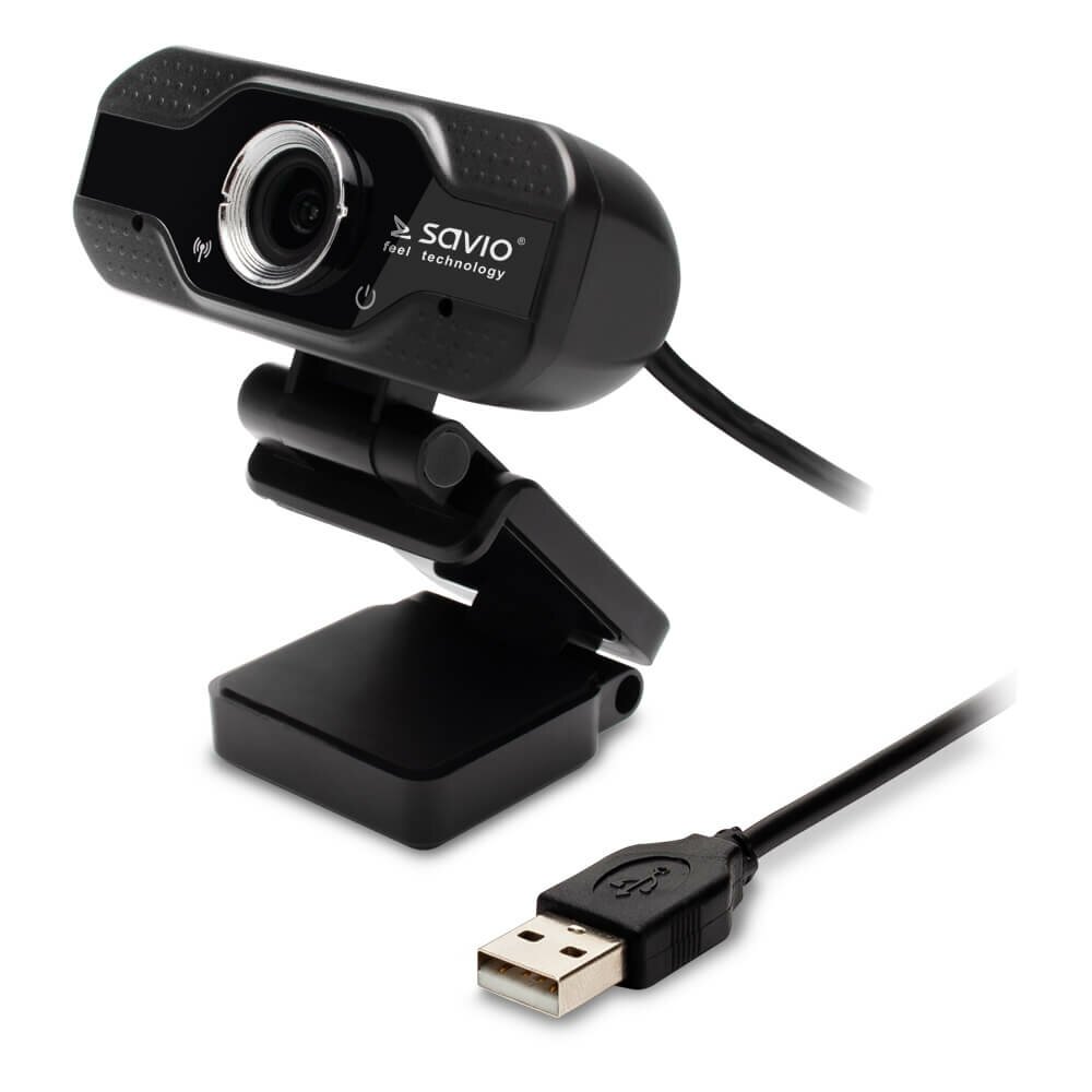 Savio CAK-01 USB Webcam FHD 1080P 30Fps Black