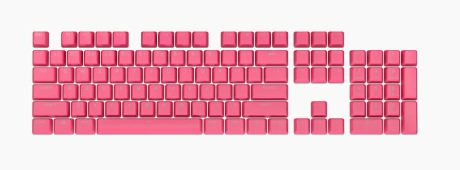 Corsair PBT DOUBLE-SHOT PRO Keycap Mod Kit — Rogue Pink (NA) (CH-9911070-NA)