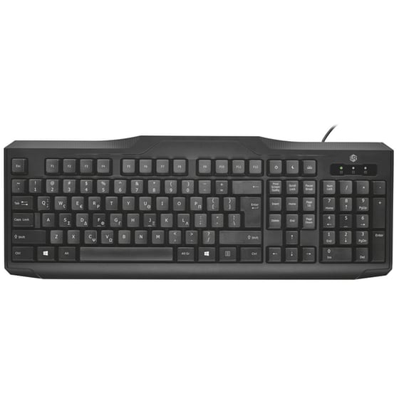 Trust Urban Revolt UR Classicline 21538 Ενσύρματο Πληκτρολόγιο Μαύρο (GR)