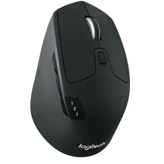 Logitech M720 Triathlon Ασύρματο Bluetooth Ποντίκι Μαύρο