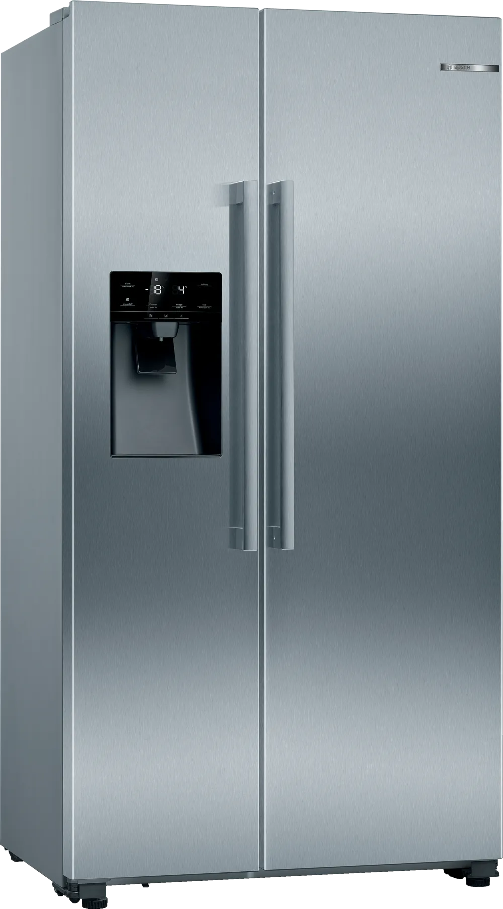 Bosch KAD93AIEP Side by Side Refrigerator, With Direct Water Connection, Full No Frost 562 Lt, Series 6, Inox