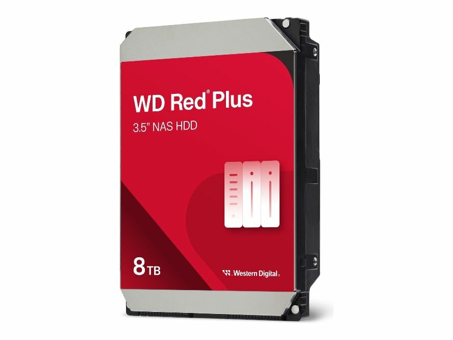 8TB Red Plus 5400RPM 256MB 3.5" SATAIII Western Digital Hard Disk Red Plus