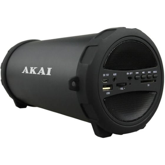 Akai ABTS-11B Φορητό ηχείο Bluetooth με ραδιόφωνο USB/Aux-In και κάρτα SD 10 W - Μαύρο