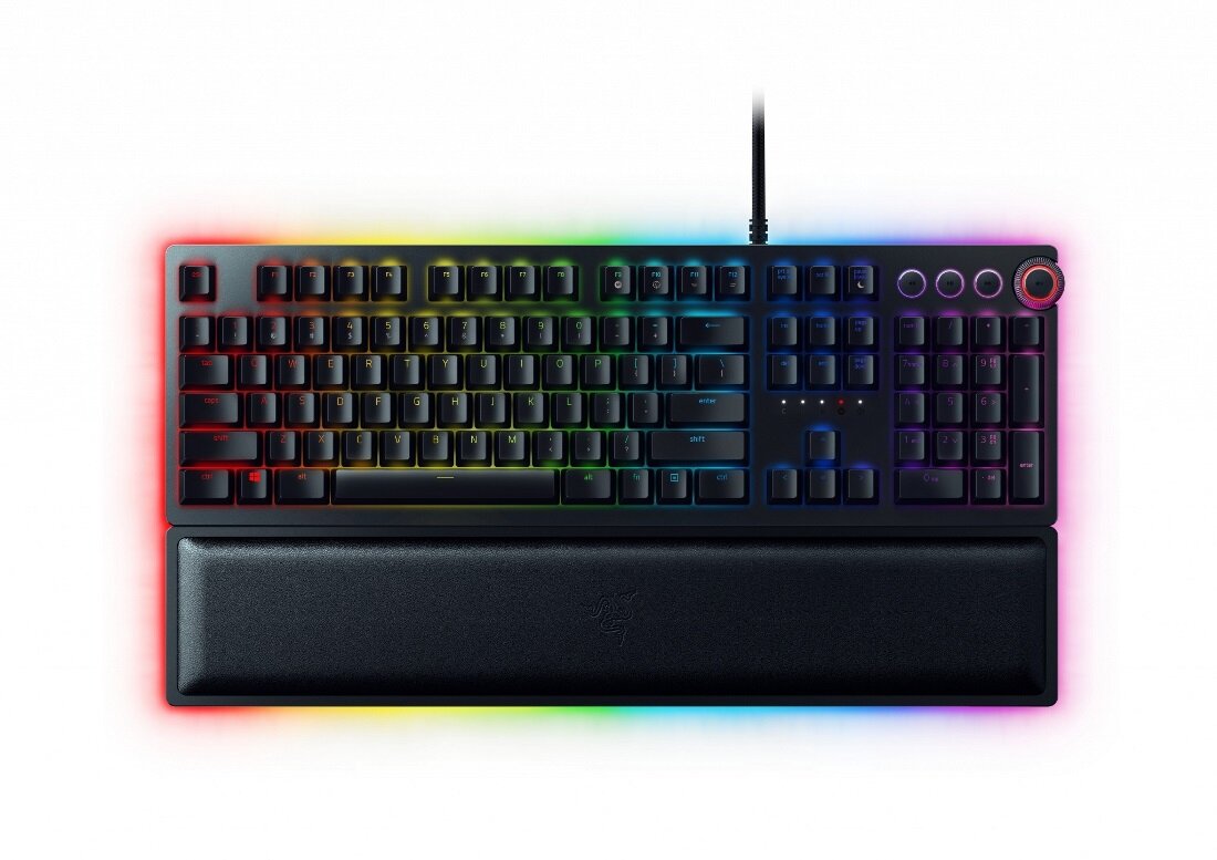Razer Huntsman Elite Opto-Mechanical Purple Switches Gaming Keyboard