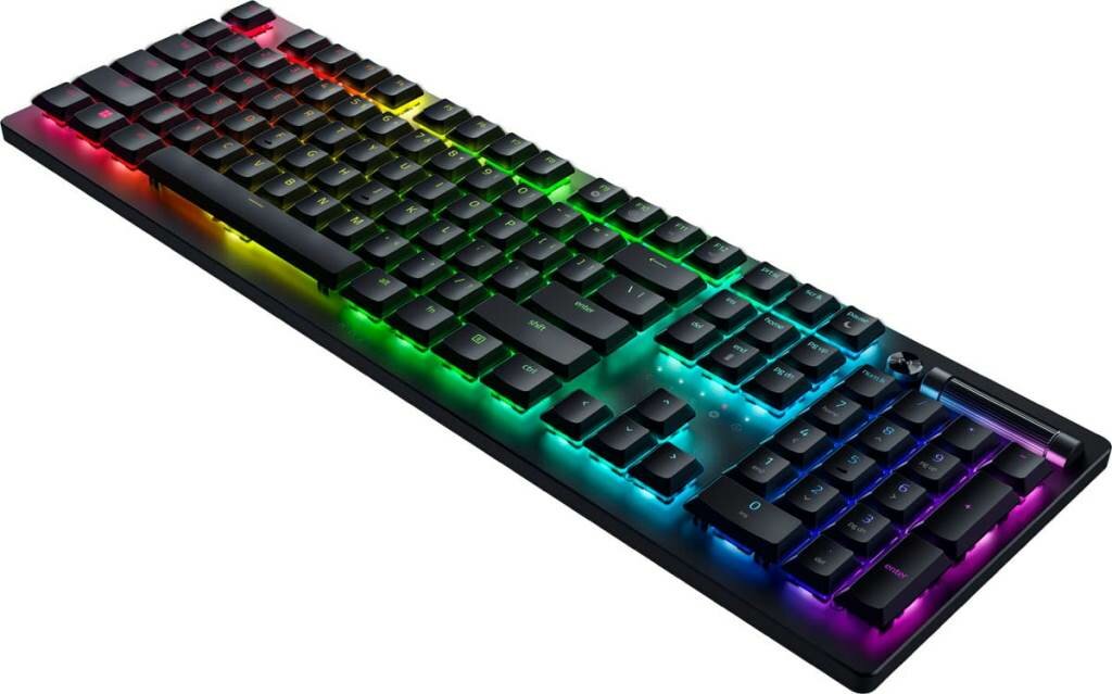 Razer Deathstalker V2 Pro Low-profile RGB Gaming Wireless Keyboard 40 Hr Battery Linear Red Optical Switches