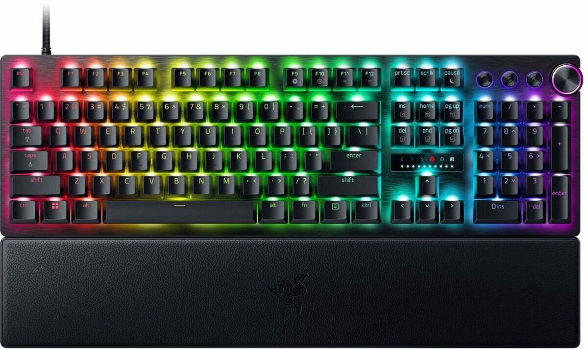 Razer Huntsman V3 Pro Analog Optical Gaming Keyboard Rapid Trigger Media Buttons US Layout