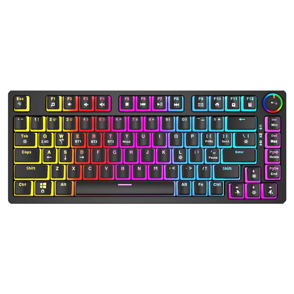 Savio Wireless Mechanical Keyboard Phenix Gateron Red Pro Pudding keycaps