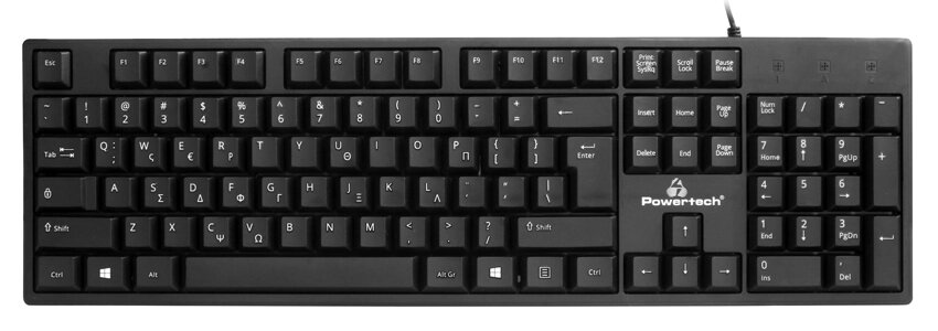 Powertech USB Keyboard PT-1074 (GR-US)
