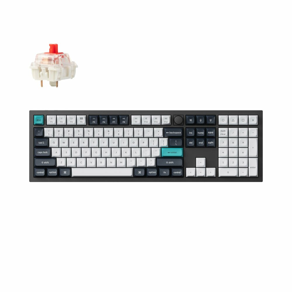 Keychron Q6 Max (Q6M-M3) QMK/VIA Wireless Keyboard Custom Mechanical Brown Switch-Hot Swap-100% US