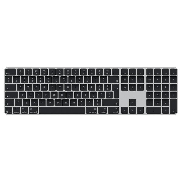 Apple Magic Keyboard with Touch ID and Numeric Keypad For Mac with Apple Silicon (USB-C) International English Black (MXK83Z/A)