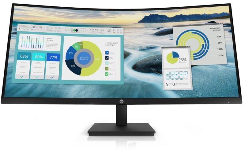 HP P34hc G4 WQHD Curved Monitor ( 21Y56AA )