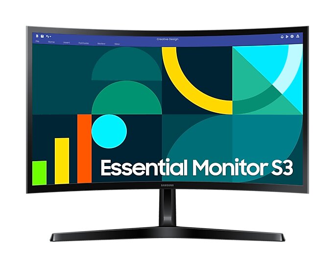 Samsung S3 S36GD Essential Curved Monitor 24" ( LS24D366GAUXEN )