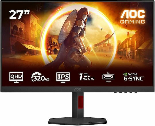 AOC Q27G4SRU 27" Gaming Monitor QHD IPS 0.3ms 320Hz