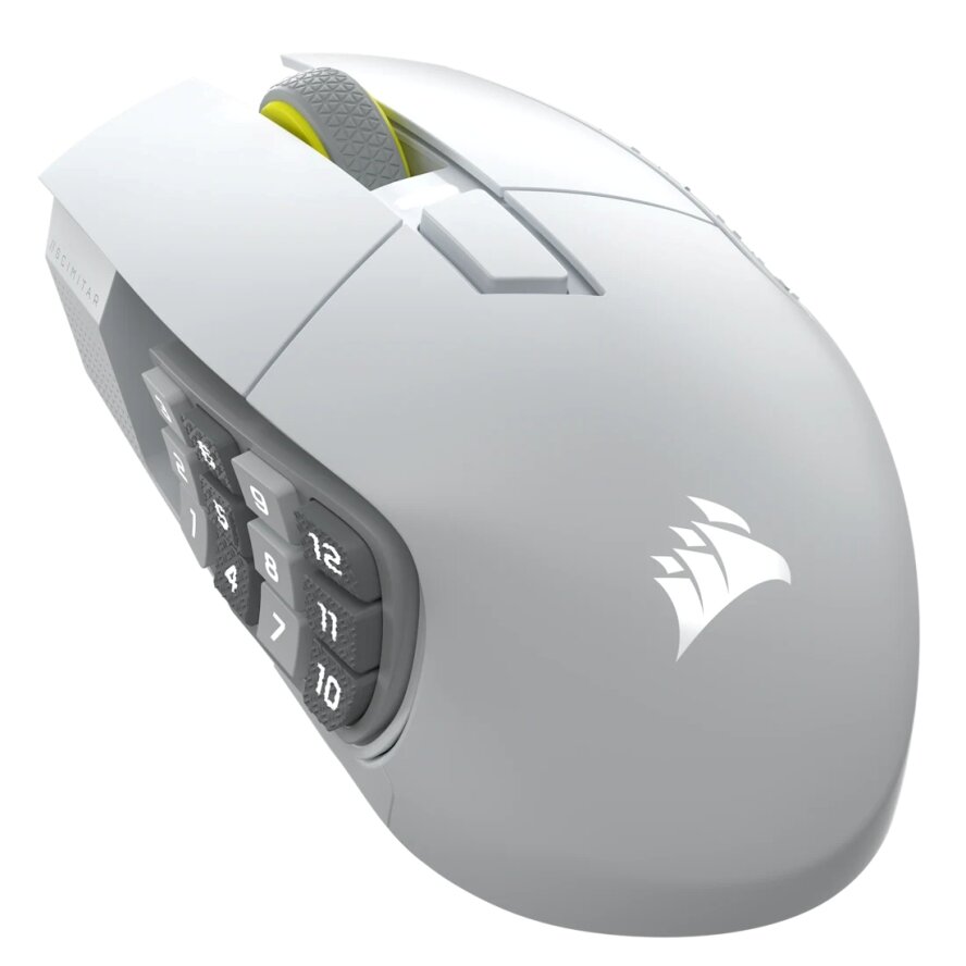 Corsair Scimitar Elite SE MMO Optical Gaming Mouse White (CH-9314011-WW)