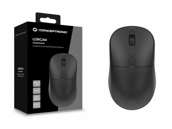 Conceptronic 4-Button Dual Mode Wireless Mouse