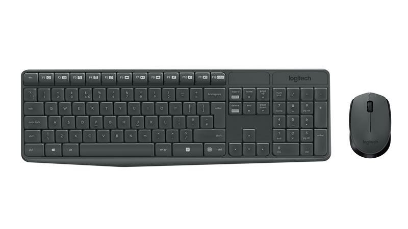 Logitech MK235 Wireless Keyboard and Mouse Desktop Set