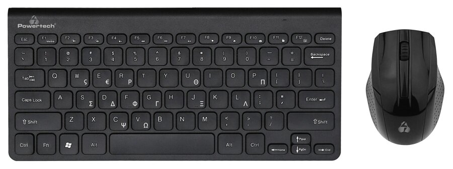 Powertech Mini Wireless Keyboard & Mouse Set (GR-US)