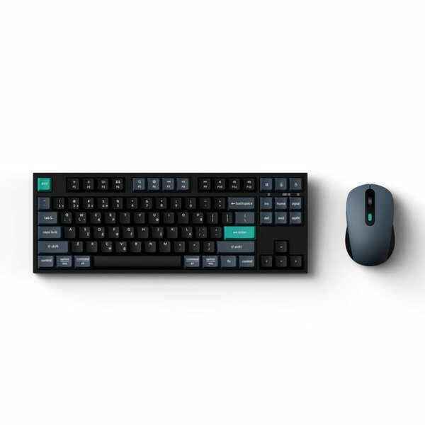 Keychron B33 Combo (KCBD1-GR) Wireless & Bluetooth Keyboard and Mouse 80% GR Layout Black-Green