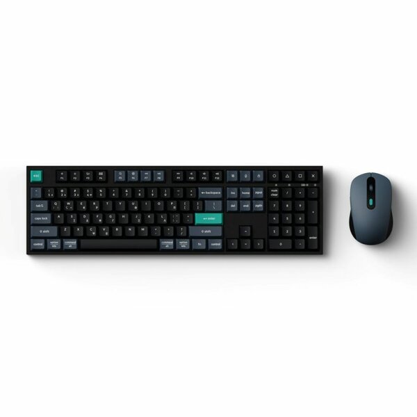Keychron B36 Combo (KCBD2-GR) Wireless & Bluetooth Keyboard and Mouse 100% GR Layout Black-Green