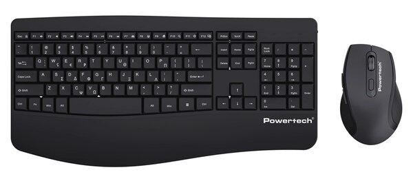 Powertech Wireless Keyboard & Mouse Set 2.4GHz & Bluetooth (GR-US) PT-1490