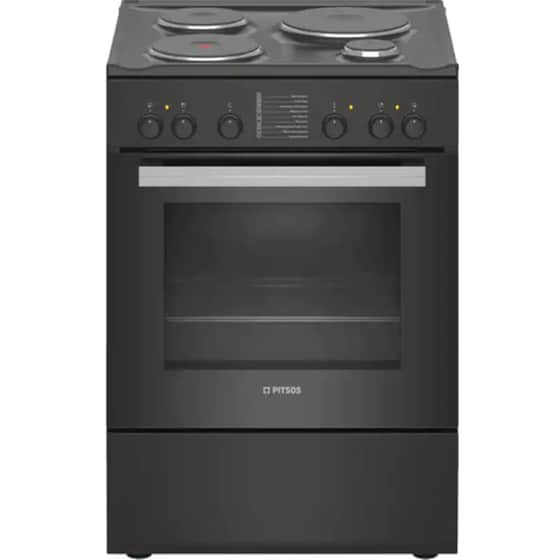 PITSOS PHA009090 66 Lt Καφέ Ηλεκτρική Κουζίνα Εμαγιέ