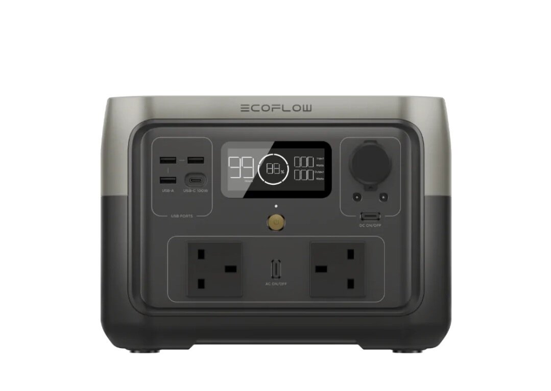 EcoFlow RIVER 2 MAX UK Plug Portable Power Station 512WH