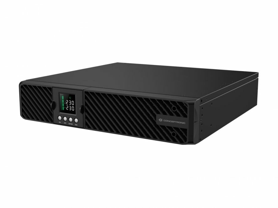 Conceptronic 1000VA 1000W Online Rack Tower UPS IEC (ZEUS51E1K)