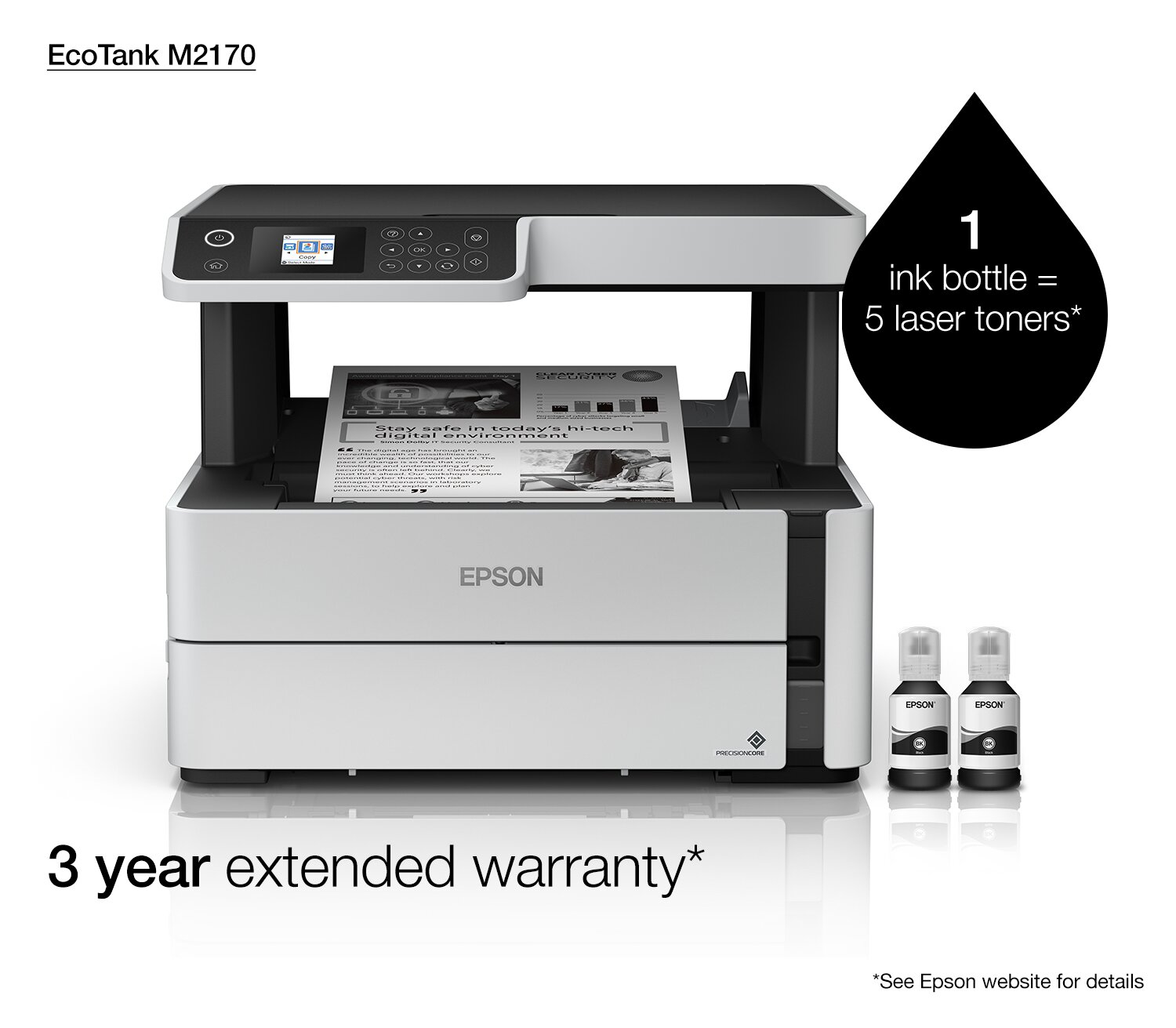 Epson EcoTank M2170 A4 Monochrome Business Printer