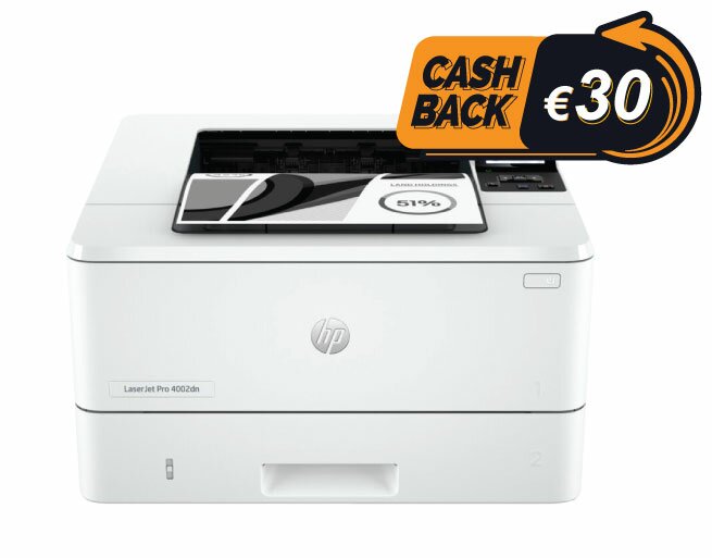 HP LaserJet Pro 4002dn Mono Business Printer (2Z605F) with €30 Cashback from HP