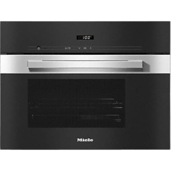 MIELE DG 2840 CleanSteel 40 Lt Inox Εντοιχιζόμενος Φούρνος Άνω Πάγκου