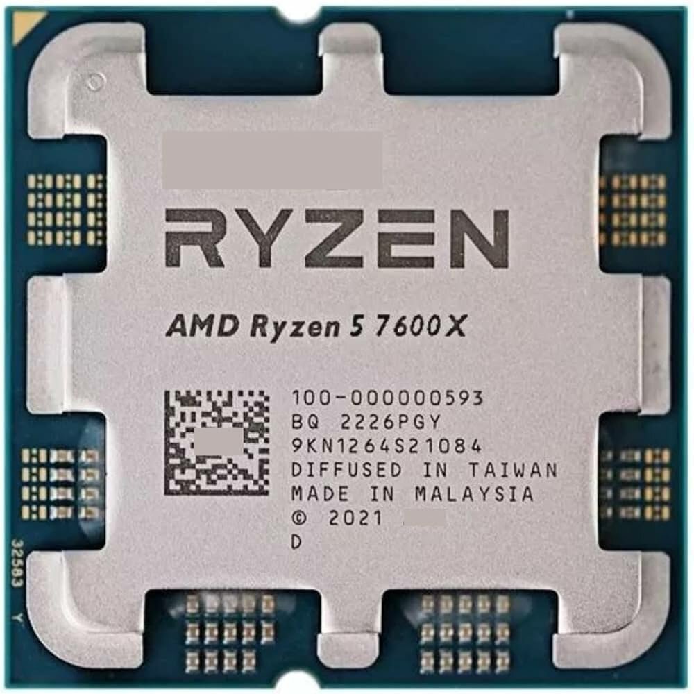AMD RYZEN 5 7600X 6-Core 5.2GHz Socket AM5 Tray Edition