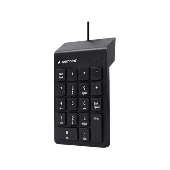 Gembird KPD-U-02 Αριθμητικό Ενσύρματο Πληκτρολόγιο