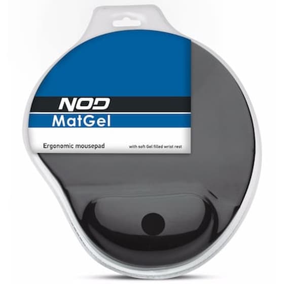 NOD MatGel Mouse Pad με Στήριγμα καρπού Μαύρο