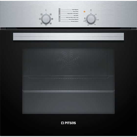 PITSOS PH00M00X1 66 Lt Inox Εντοιχιζόμενος Φούρνος Άνω Πάγκου