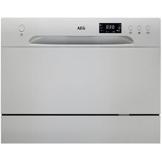 AEG FFB21200CS για 6 Σερβίτσια Inox Πλυντήριο Πιάτων Πάγκου