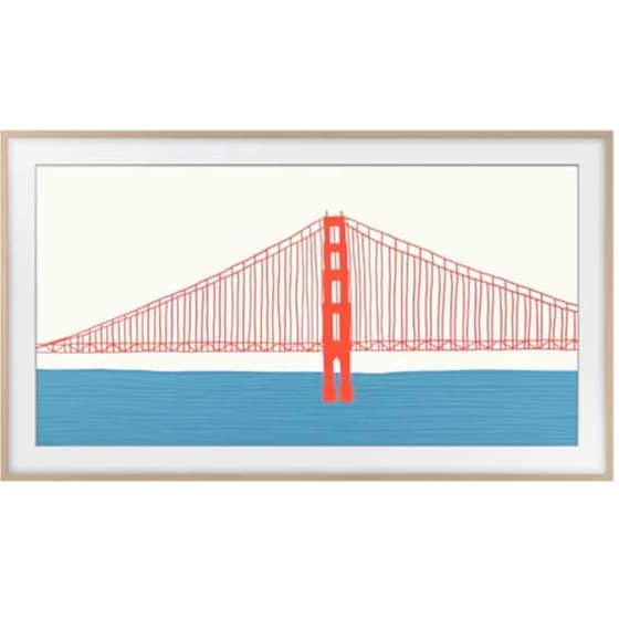 Μαγνητικό Πλαίσιο Τηλεόρασης Samsung The Frame 55" VG-SCFA55TKBXC - Χρυσό