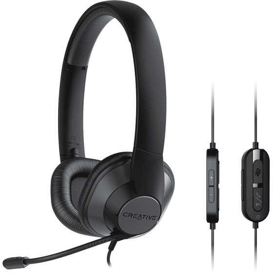 Ακουστικά Headset Creative ChatMax HS-720 με Μικρόφωνο - Μαύρο