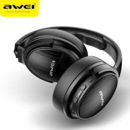 AWEI A780BL Bluetooth 5.0 Foldable Bass Wireless Headphone with 3.5mm Aux Jack