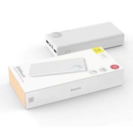 Baseus Power Bank Mulight PD3.0 Quick Charge 20000 mAh White