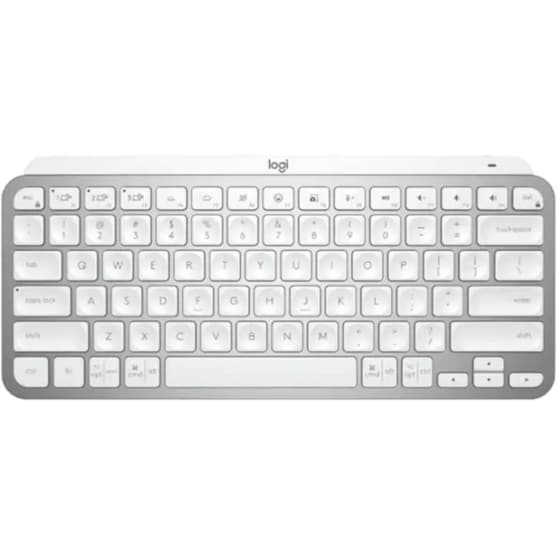 Logitech MX Keys Mini Ασύρματο Bluetooth Πληκτρολόγιο Ασημί (US)