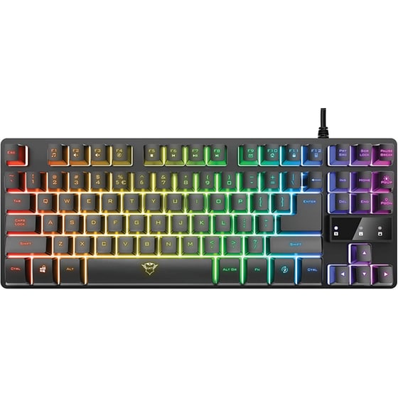 Trust GXT 833 Thado TKL Ενσύρματο Πληκτρολόγιο RGB (US)