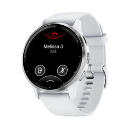 Garmin Venu 3 Silver White Silicone Strap
