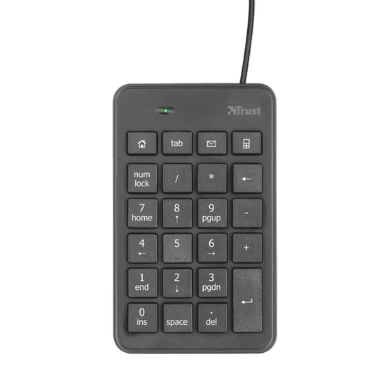 Trust Xalas Αριθμητικό Ενσύρματο Πληκτρολόγιο