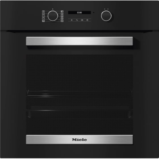 MIELE H 2465 B ACTIVE 76 Lt Μαύρο Εντοιχιζόμενος Φούρνος Άνω Πάγκου