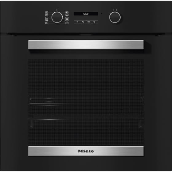 MIELE H 2467 BP ACTIVE 76 Lt Μαύρο Εντοιχιζόμενος Φούρνος Άνω Πάγκου