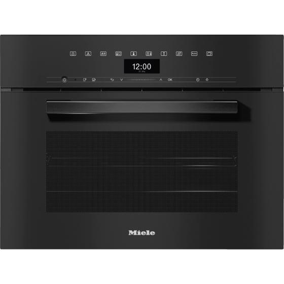 MIELE DGC 7440 HC PRO 47 Lt Μαύρο Εντοιχιζόμενος Φούρνος Άνω Πάγκου