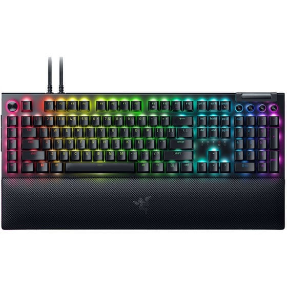 Razer BlackWidow V4 Pro Gaming Μηχανικό Ενσύρματο Πληκτρολόγιο με GL Clicky διακόπτες και RGB Μαύρο (US)