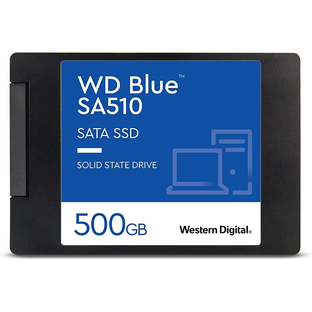500GB 2.5" SATAIII  6Gbps Western Digital SA510 SSD Blue