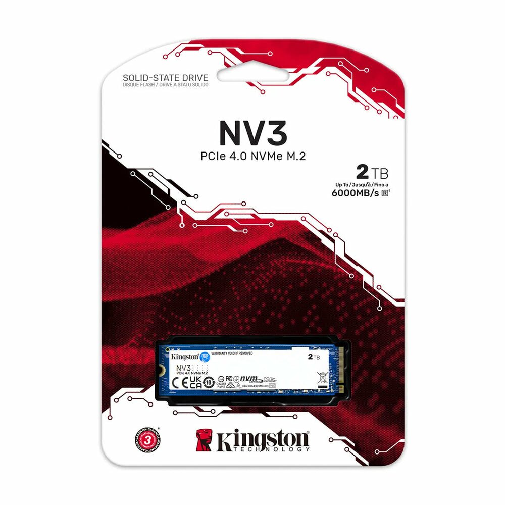 2TB M.2 SSD NVME Gen.4 Kingston NV2 (SNV3S/2000G)